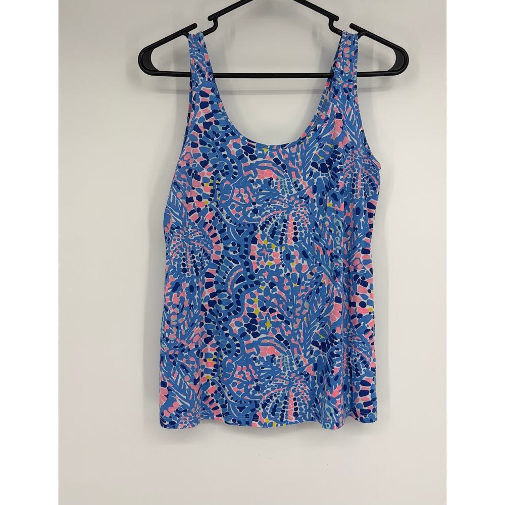 Lilly Pulitzer Kinsey Tank Top Tic Tac Tile - Picture 3 of 8